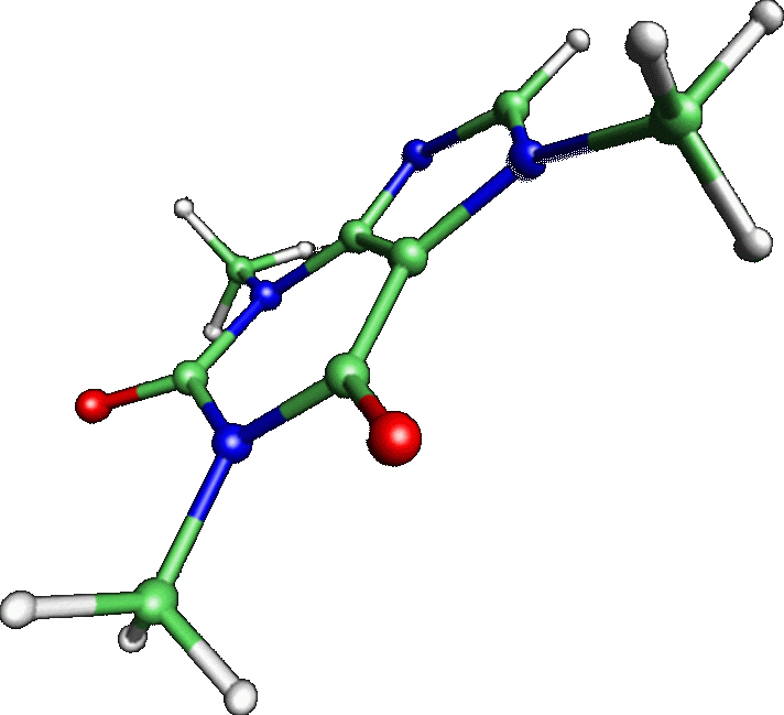 Giant Caffeine Molecule
