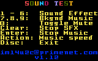 4-Tris Sound Test Screen